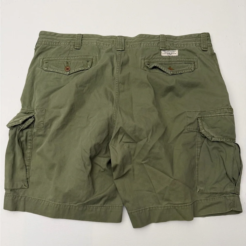 Polo by Ralph Relaxed Fit Gellar Green Cargo Shorts for Men‎